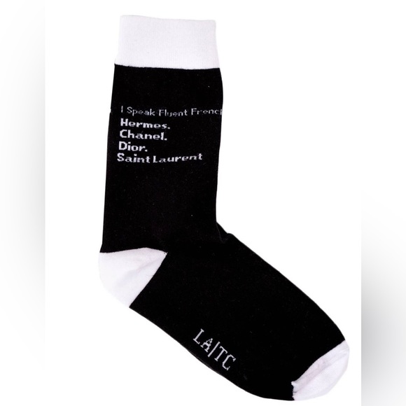 Fluent In French Socks - Picture 2 of 3